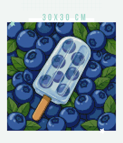 National Blueberry Popsicle Day | Diamond Painting
