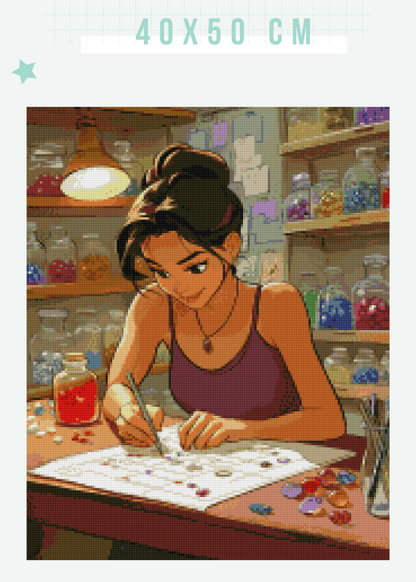The Gemmaker | Portrait Diamond Painting