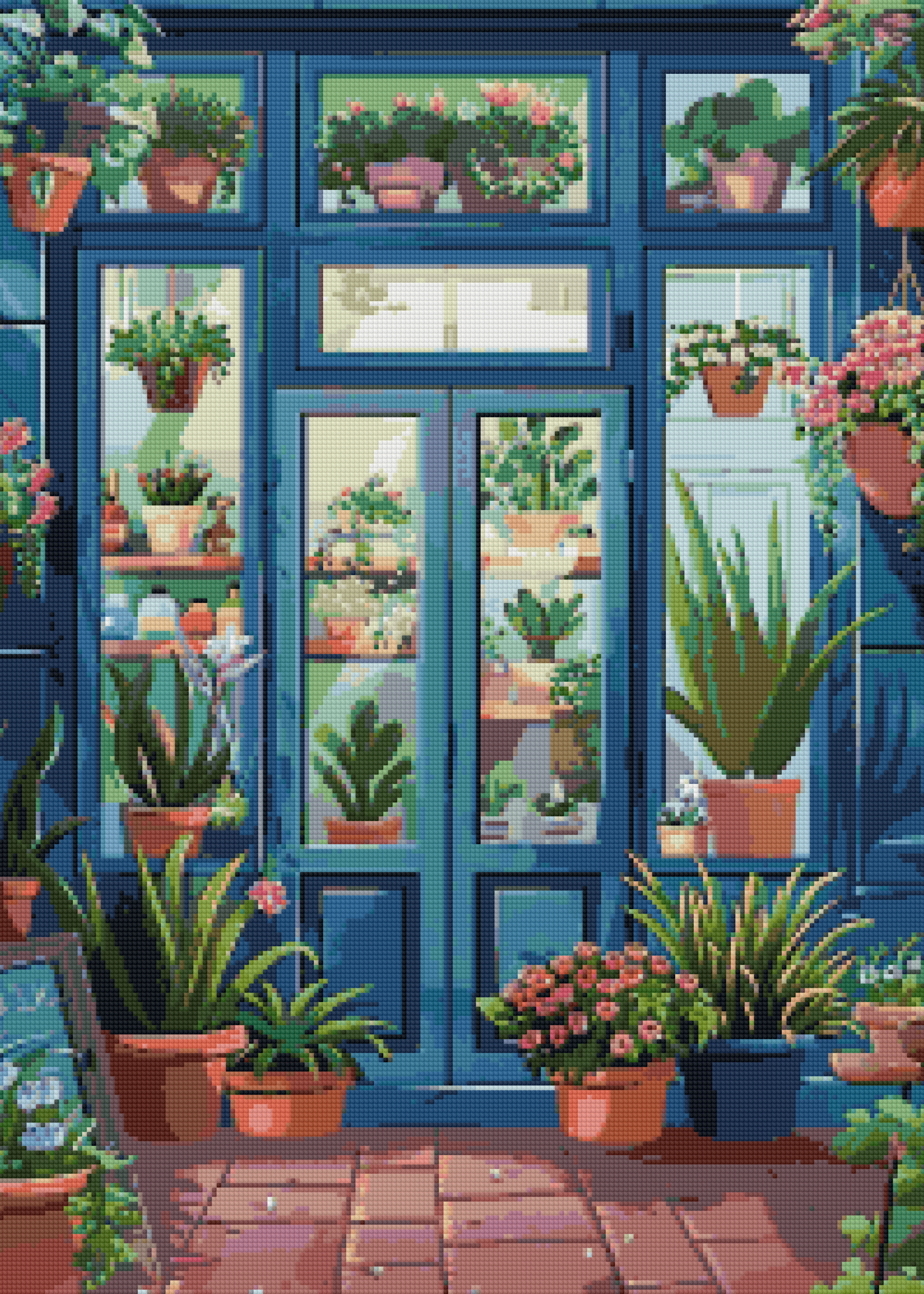 Window Garden | Portrait Diamond Painting – Fallon Gems