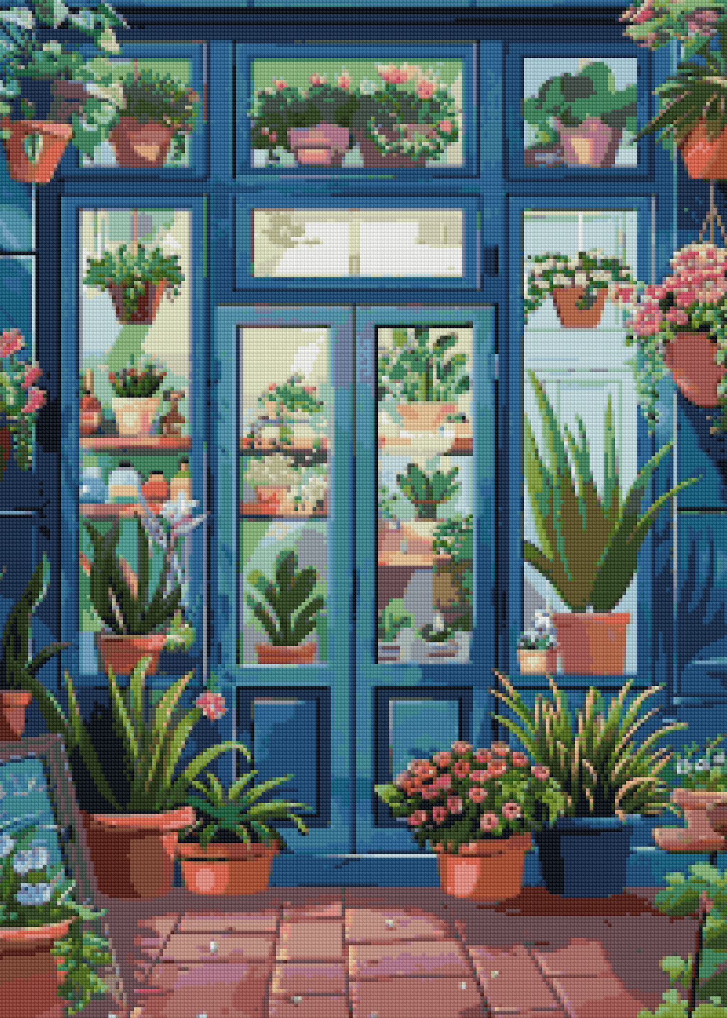 Window Garden | Portrait Diamond Painting