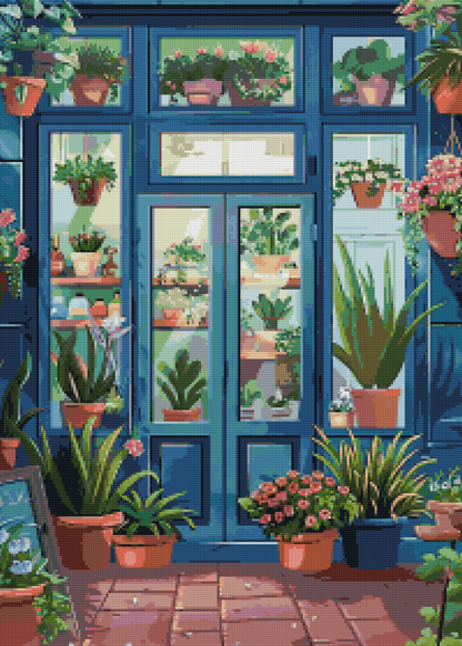 Window Garden | Portrait Diamond Painting