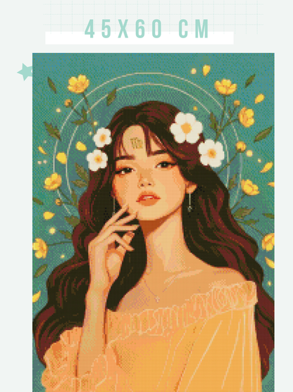 Virgo Zodiac | Diamond Painting