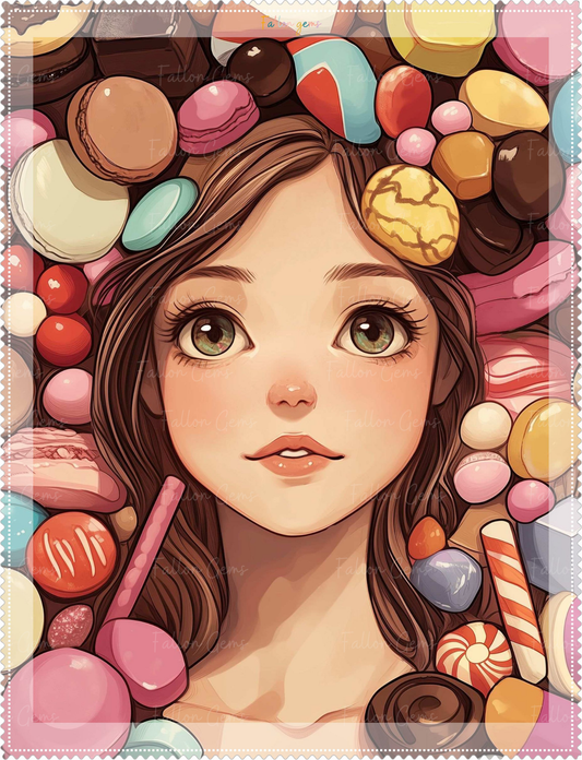 Sugar Coated | Portrait Diamond Painting