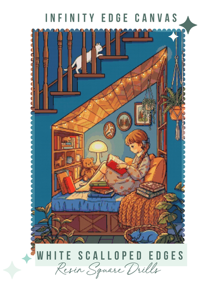 Nook, Booked, and Unbothered | Diamond Painting