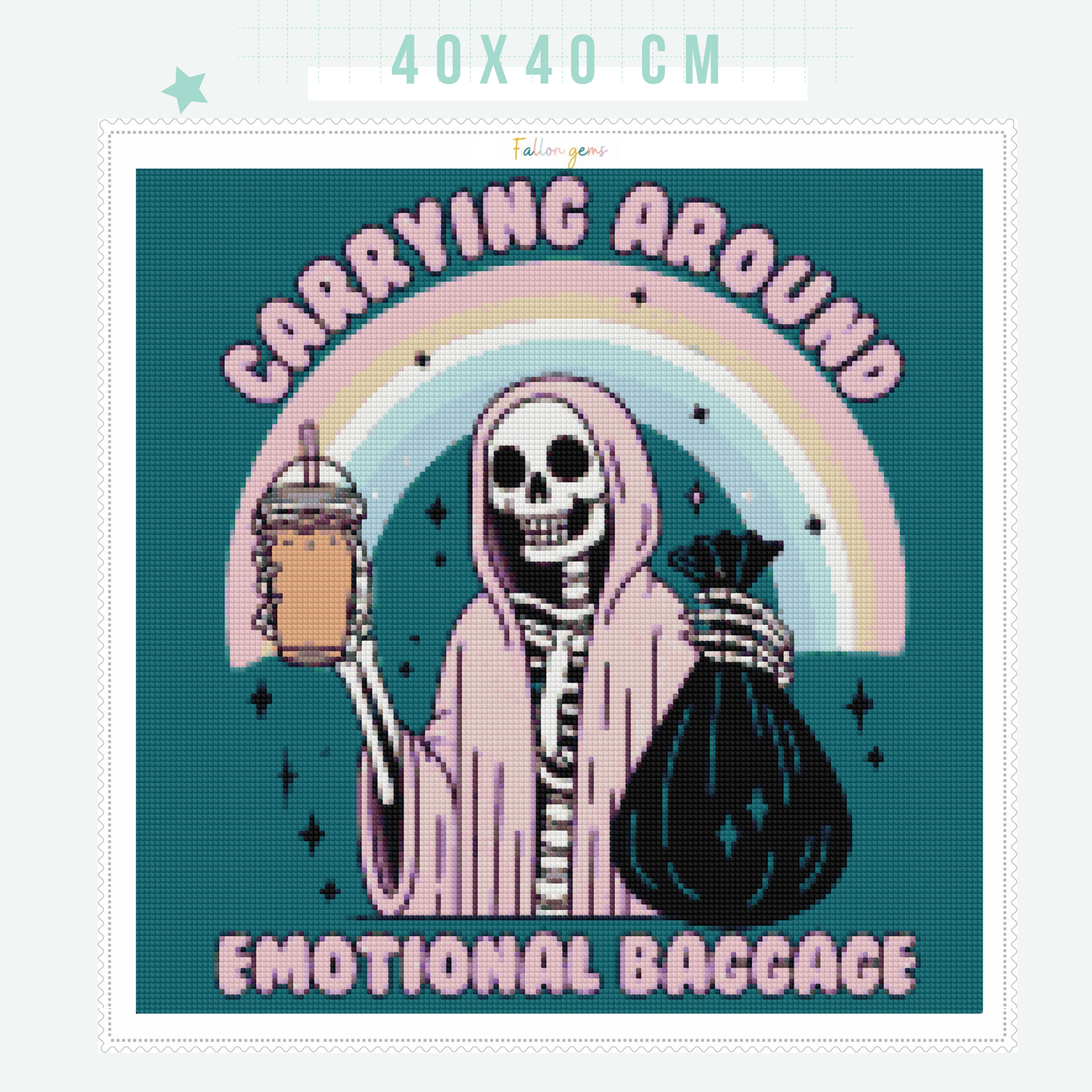 Emotional Baggage | Unwell Diamond Painting