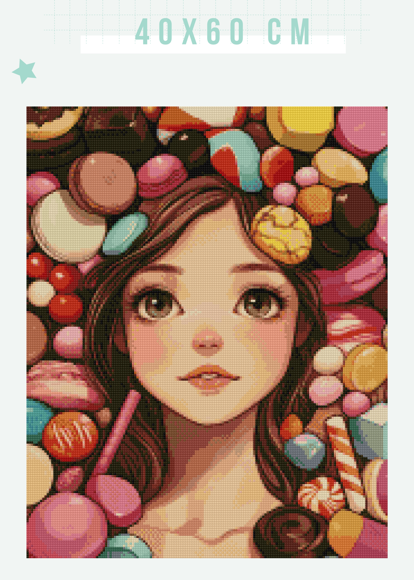 Sugar Coated | Portrait Diamond Painting