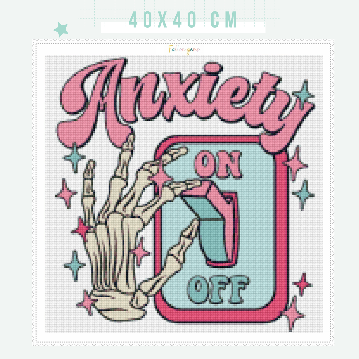 Anxiety on/off | Diamond Painting