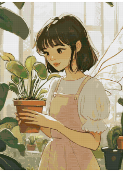 The Garden Tooth Fairy | Portrait Diamond Painting