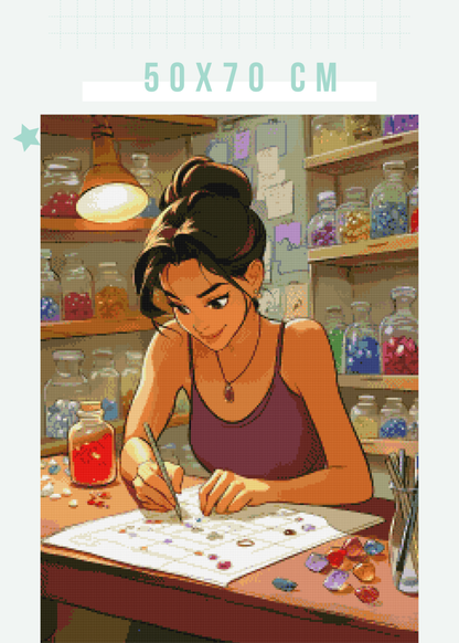The Gemmaker | Portrait Diamond Painting