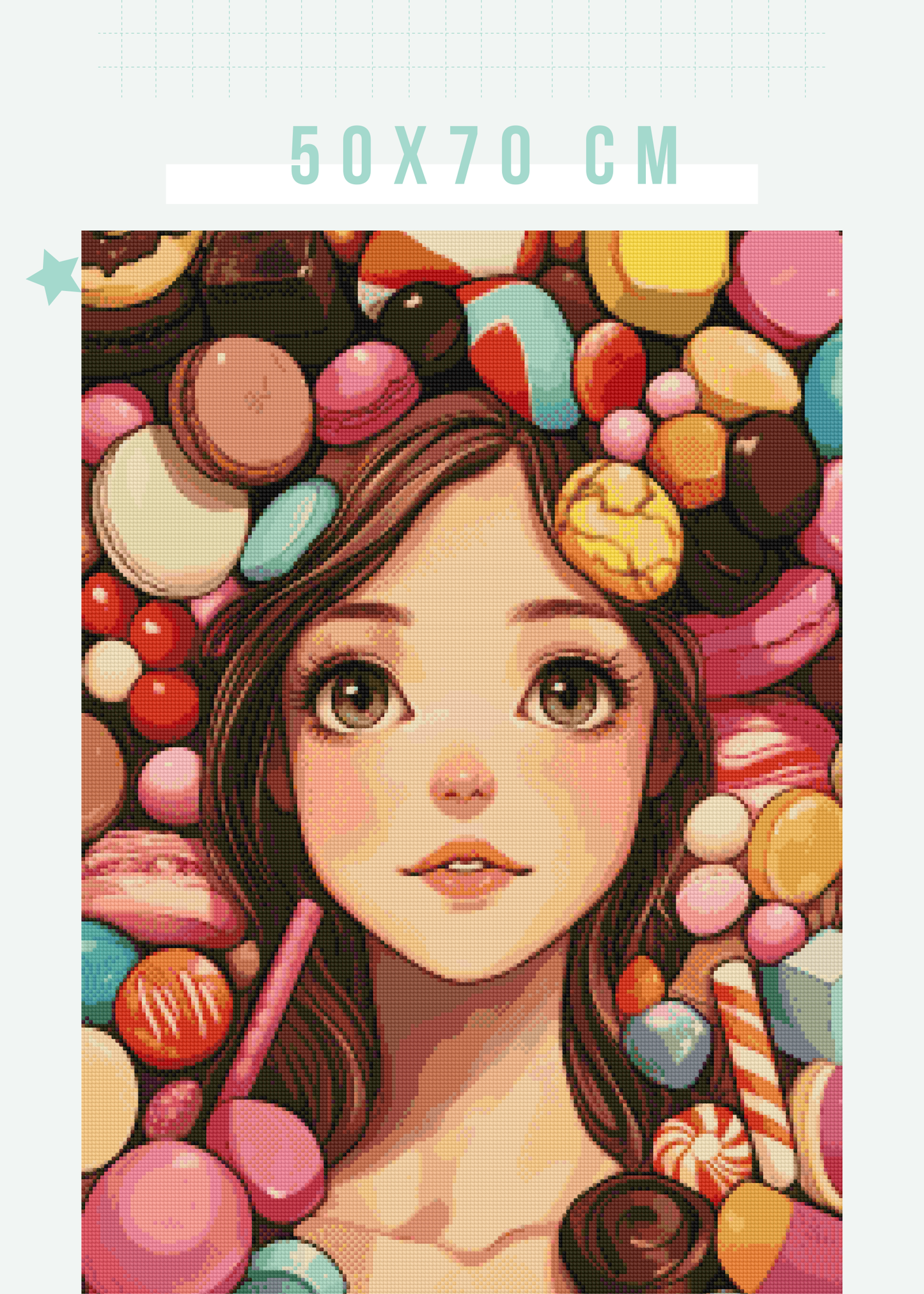 Sugar Coated | Portrait Diamond Painting