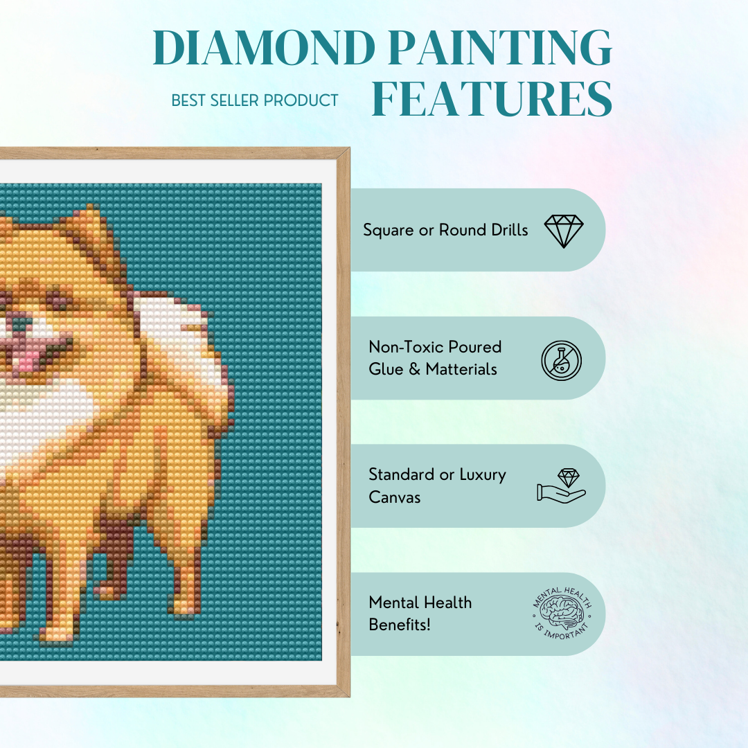 Pomeranian | Mini Diamond Painting