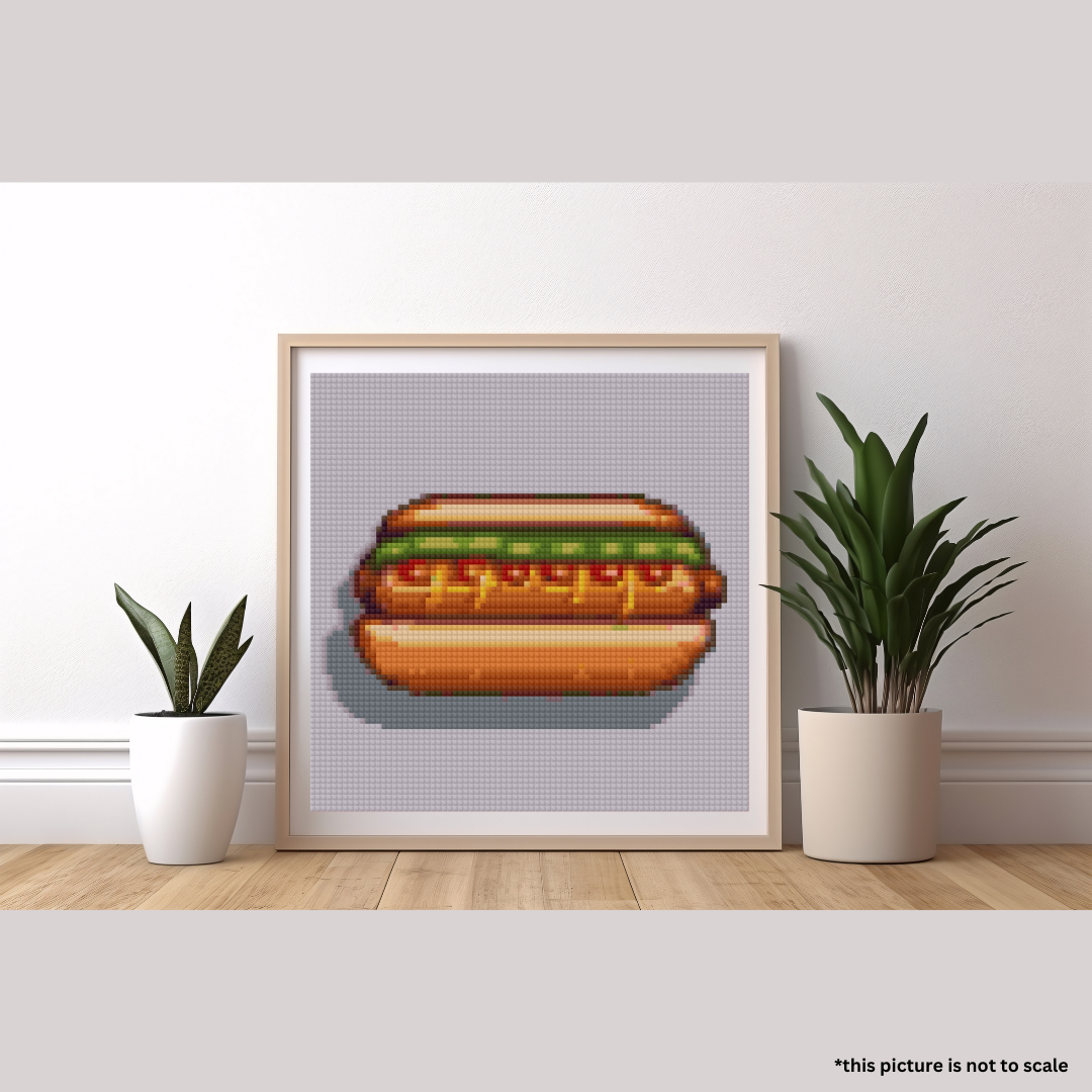 Hotdog | Mini Diamond Painting