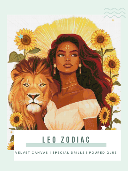 Leo Zodiac | Diamond Painting