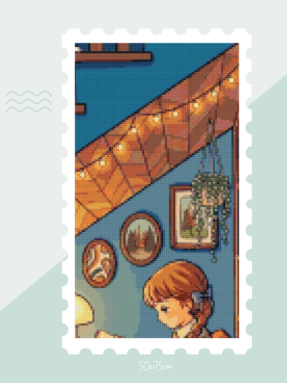 Nook, Booked, and Unbothered | Diamond Painting