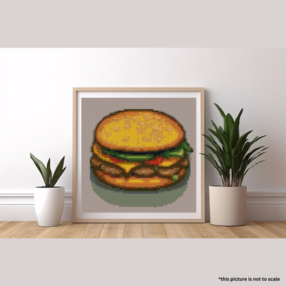 Cheeseburger | Mini Diamond Painting