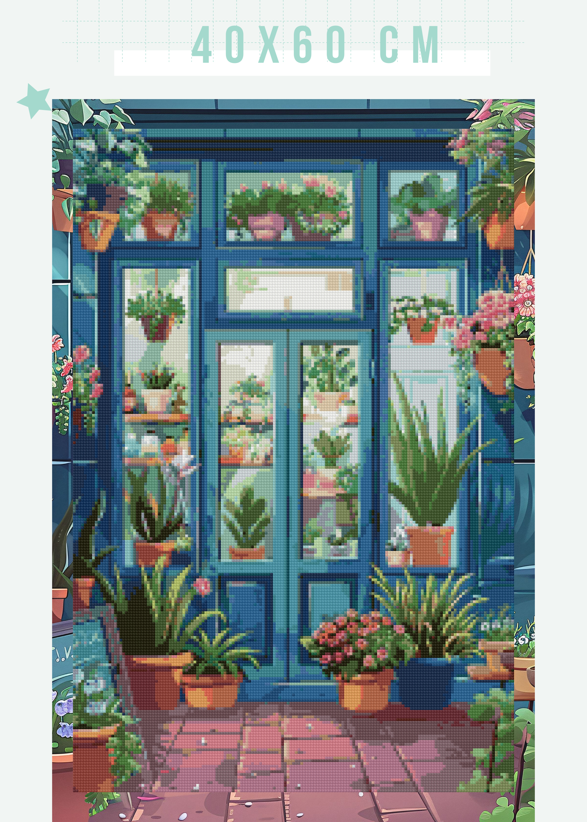 Window Garden | Portrait Diamond Painting – Fallon Gems