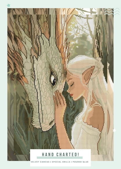 Emotional Support Dragon | Portrait Diamond Painting