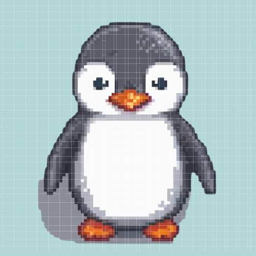 🎁 Penguin | Mini Diamond Painting (100% off)