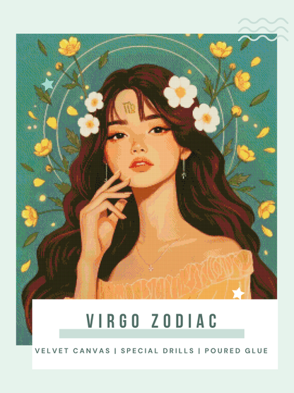 Virgo Zodiac | Diamond Painting