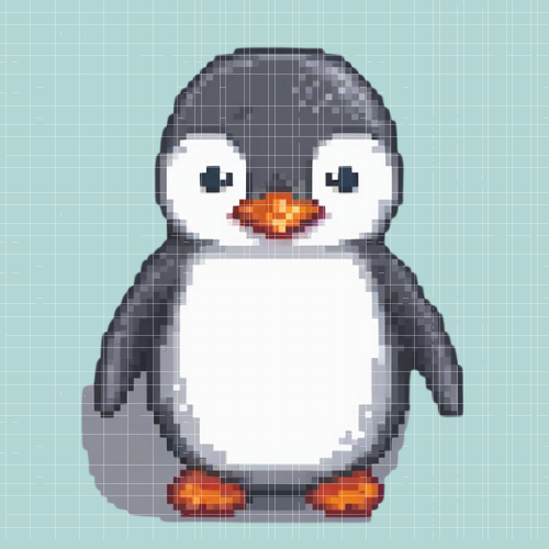 Penguin | Mini Diamond Painting