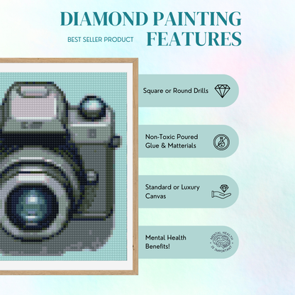 Camera 2 | Mini Diamond Painting