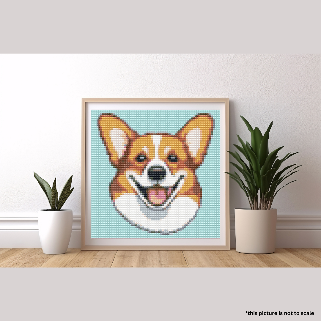 Corgi | Mini Diamond Painting