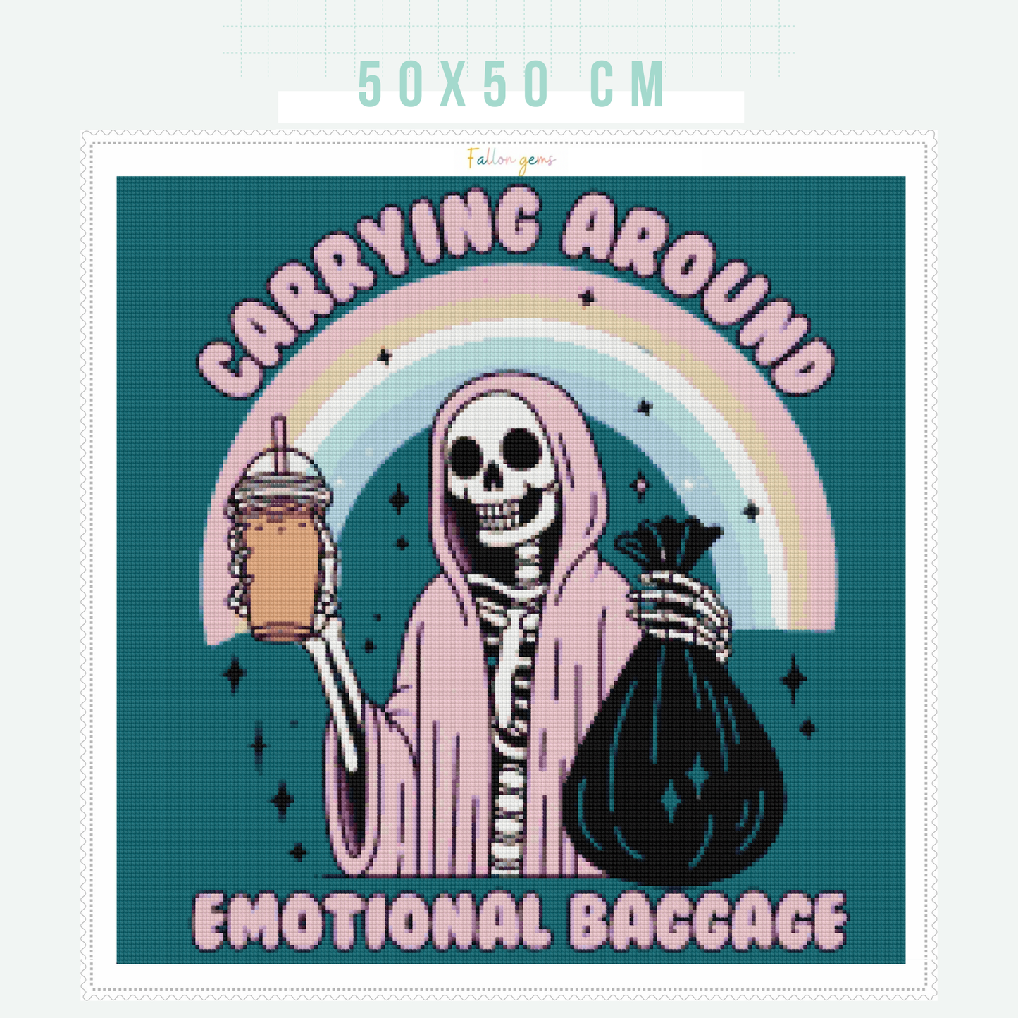 Emotional Baggage | Unwell Diamond Painting