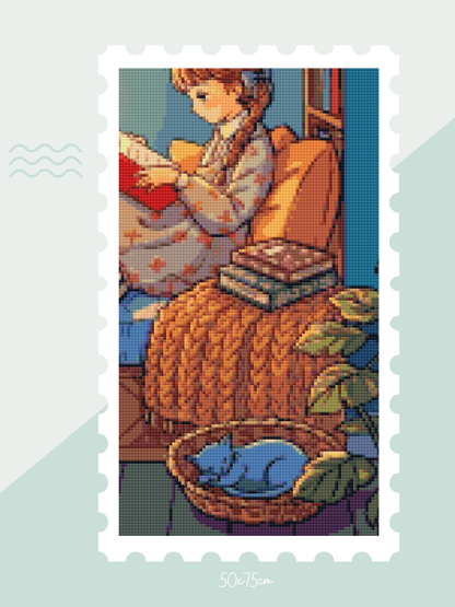 Nook, Booked, and Unbothered | Diamond Painting