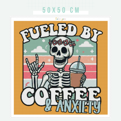 Coffee & Anxiety | Unwell Diamond Painting
