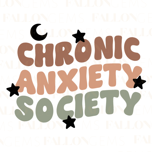 Chronic Anxiety Society | Premium Diamond Painting