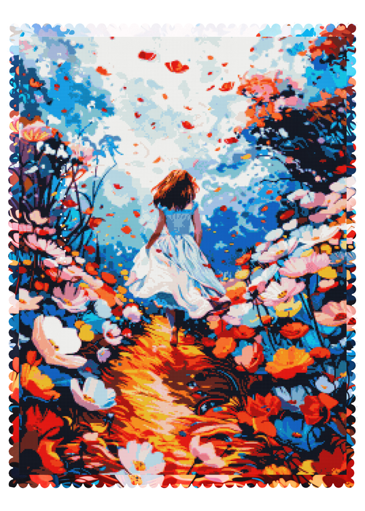 Petal Pathway | Portrait Diamond Painting