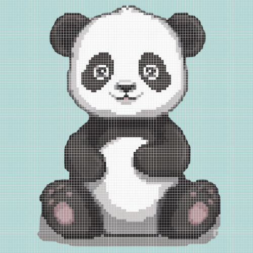 Panda | Mini Diamond Painting