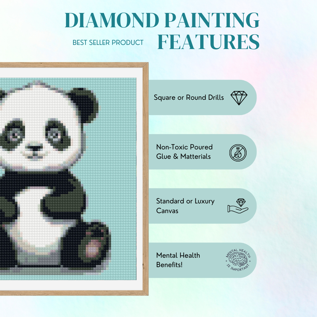 Panda | Mini Diamond Painting