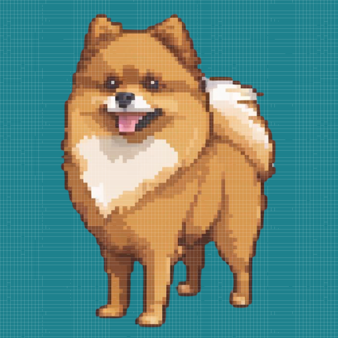 Pomeranian | Mini Diamond Painting