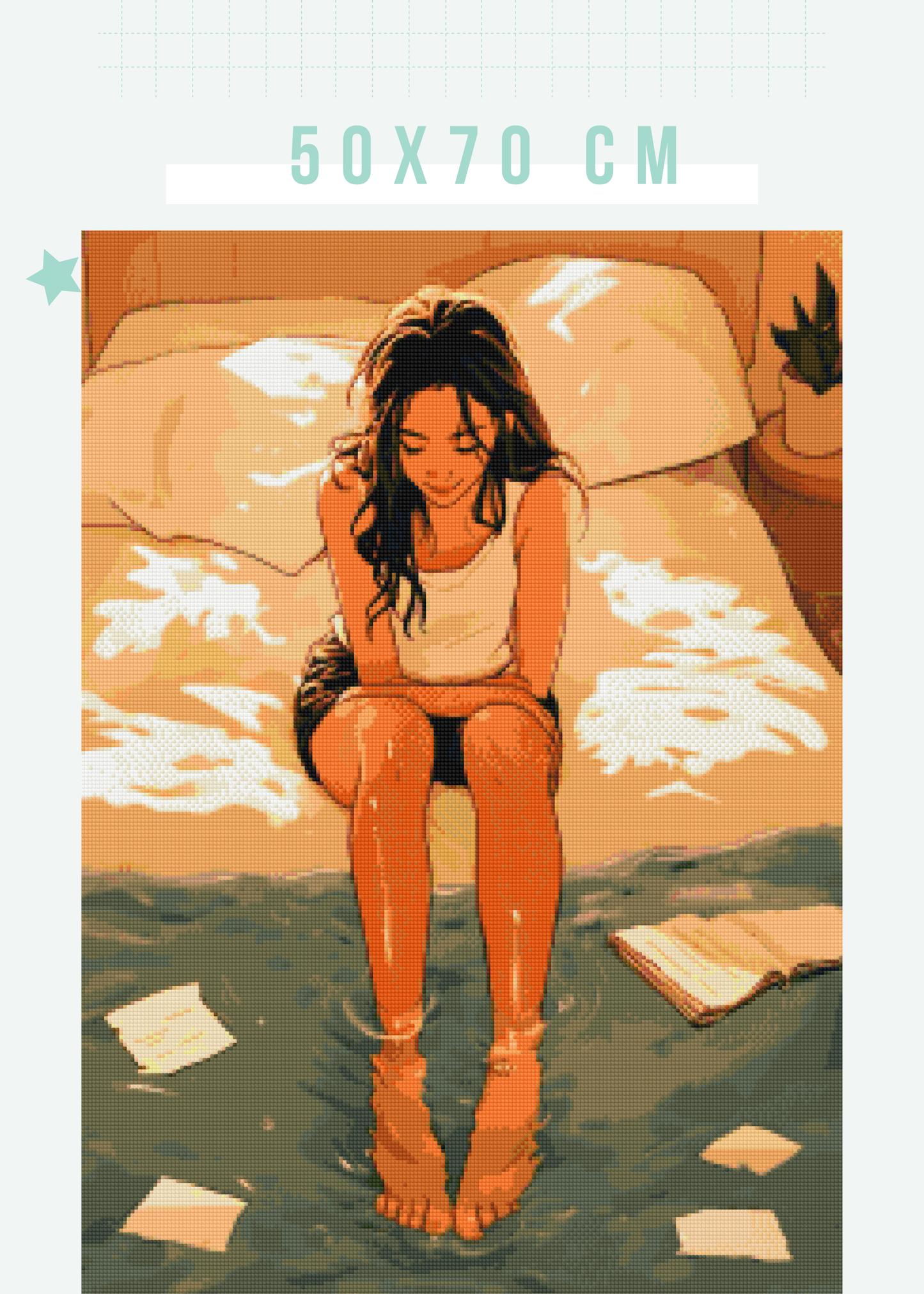 Overflow | Portrait Diamond Painting