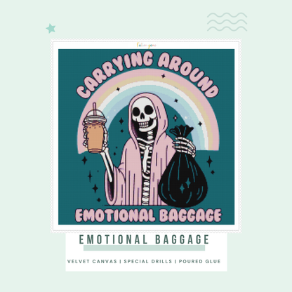 Emotional Baggage | Unwell Diamond Painting