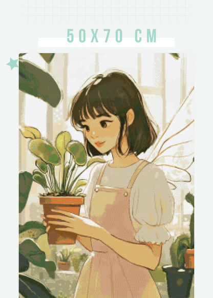 The Garden Tooth Fairy | Portrait Diamond Painting