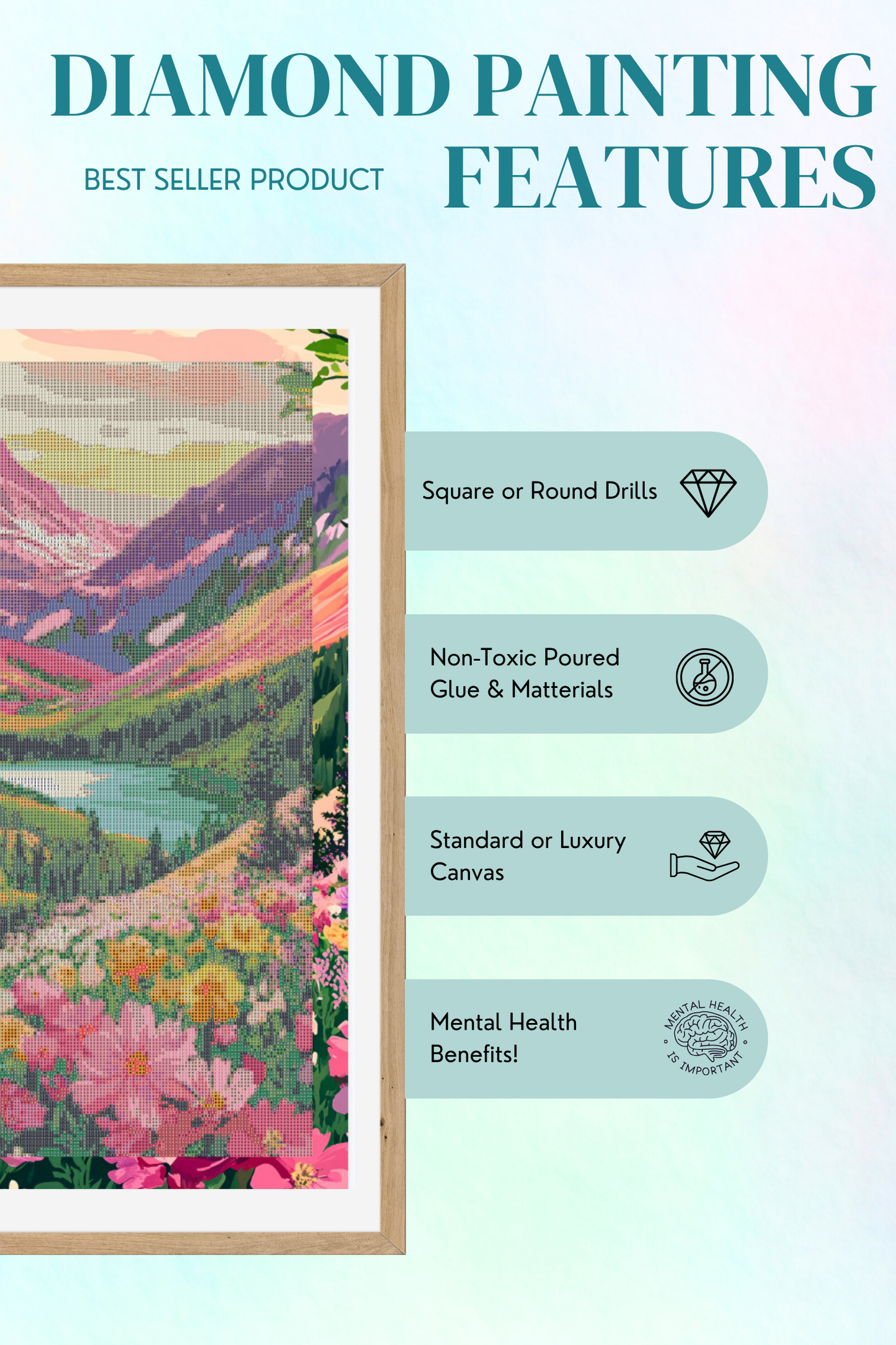 Peace Lake | Portrait Diamond Painting