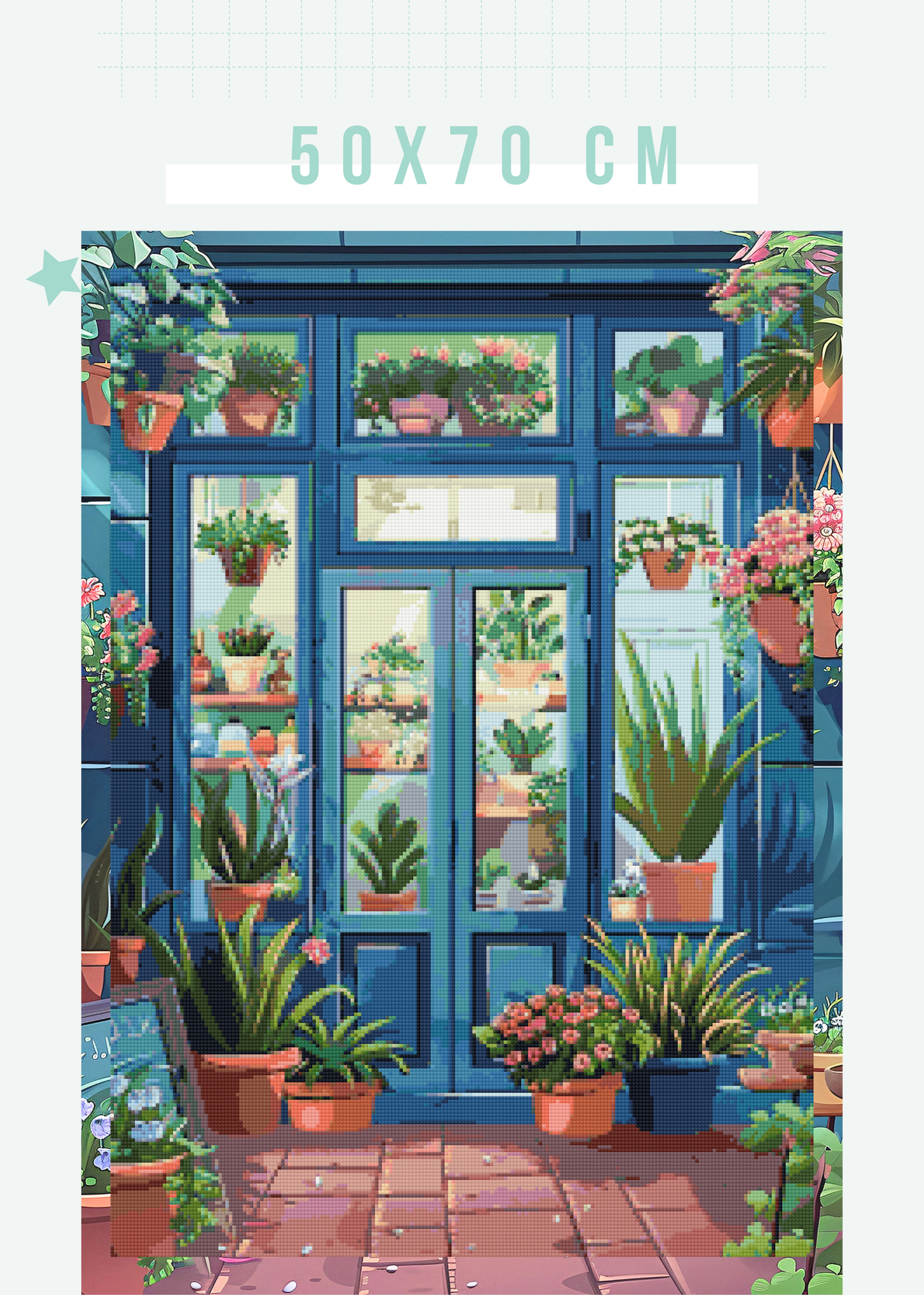 Window Garden | Portrait Diamond Painting