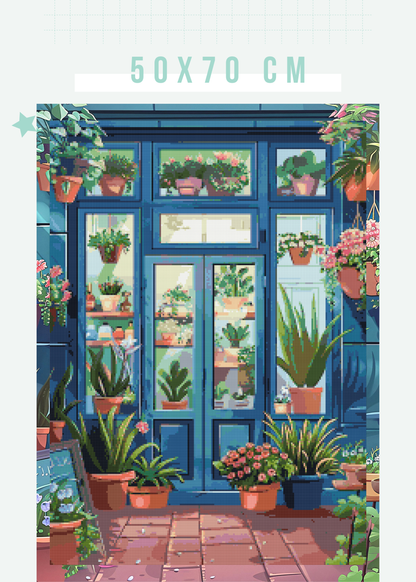 Window Garden | Portrait Diamond Painting