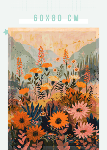 Twilight Blossom | Portrait Diamond Painting