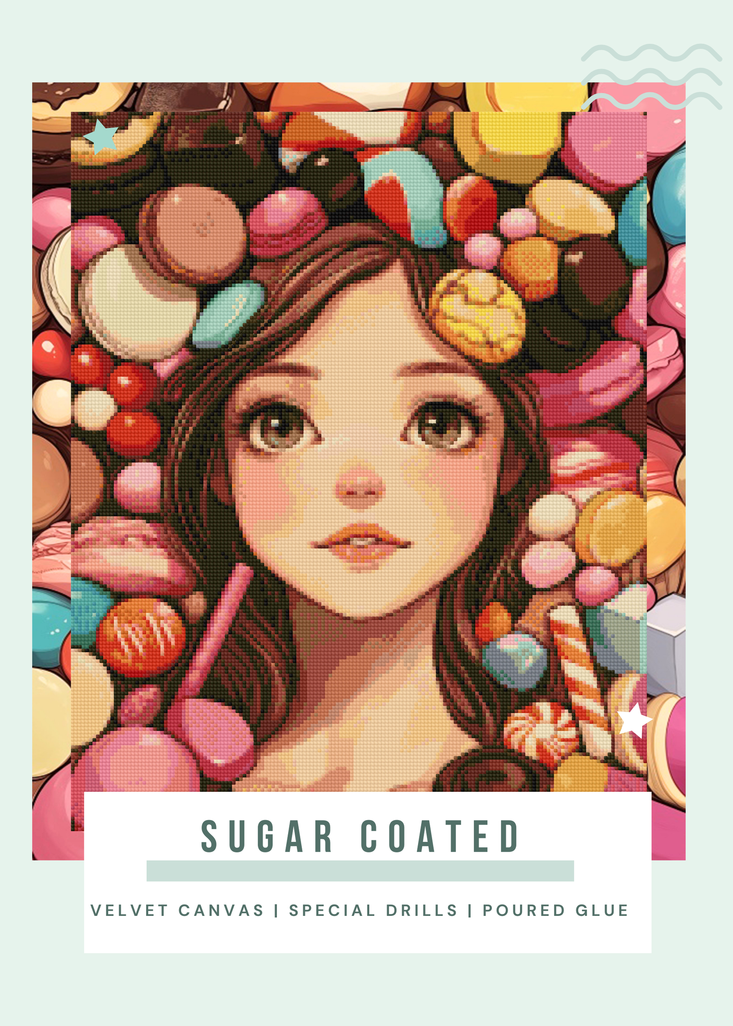 Sugar Coated | Portrait Diamond Painting