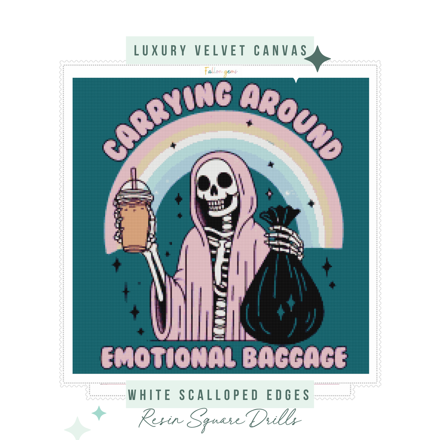 Emotional Baggage | Unwell Diamond Painting