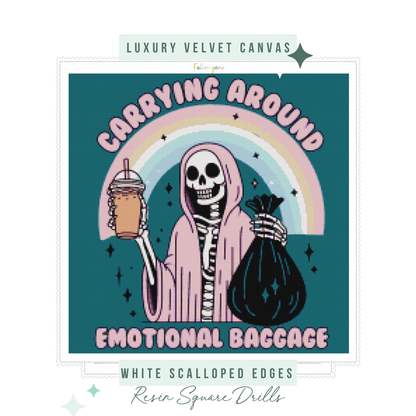 Emotional Baggage | Unwell Diamond Painting