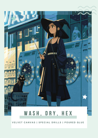 Wash, Dry, Hex | Diamond Painting