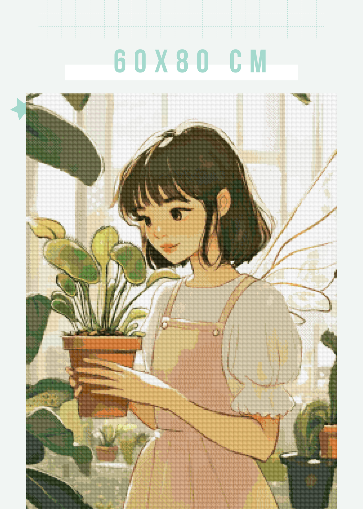 The Garden Tooth Fairy | Portrait Diamond Painting