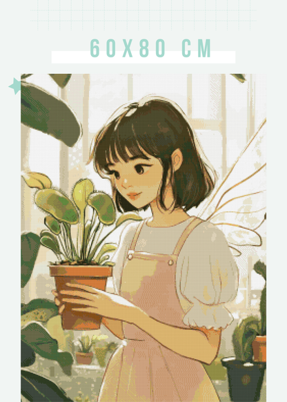 The Garden Tooth Fairy | Portrait Diamond Painting