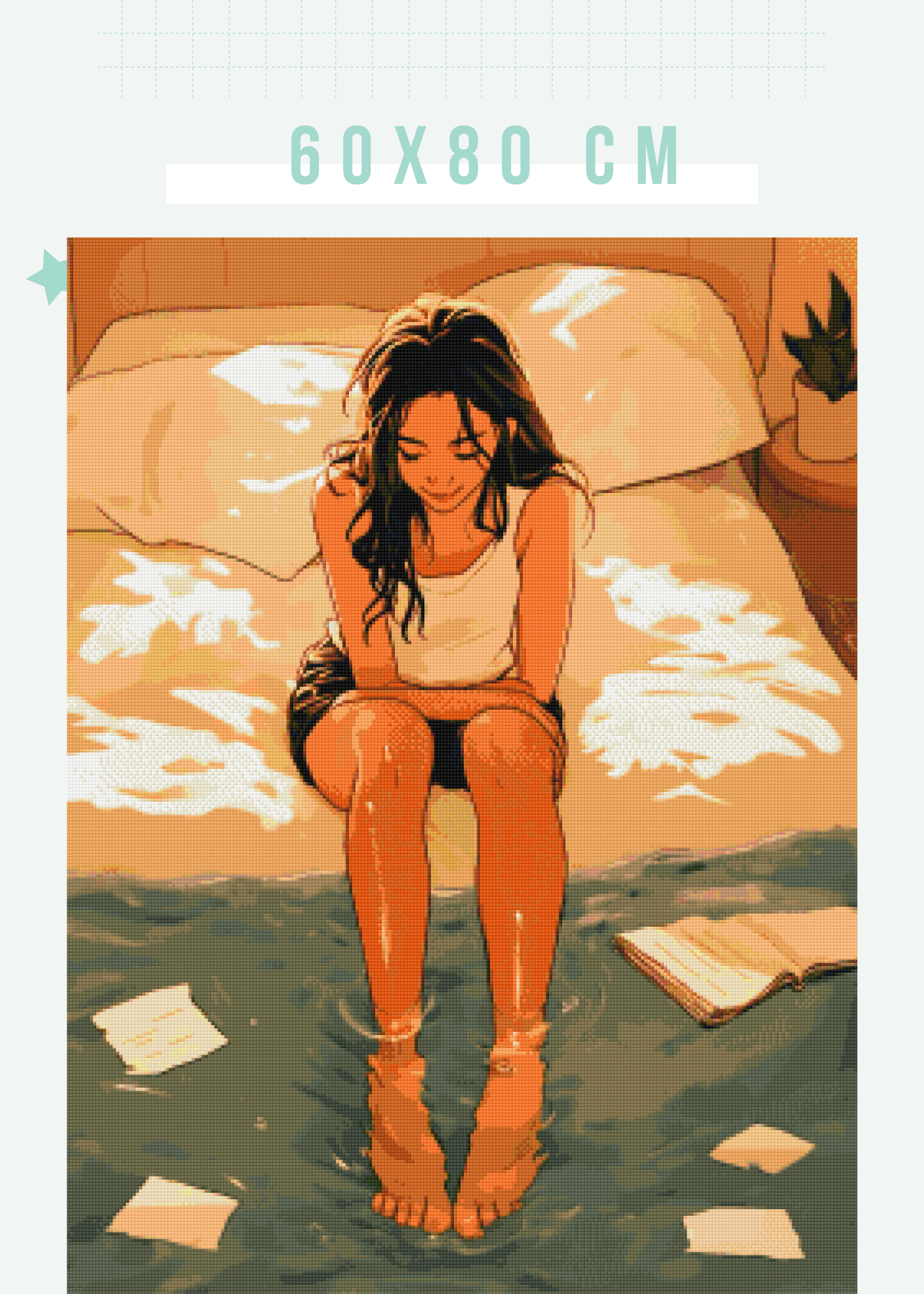 Overflow | Portrait Diamond Painting