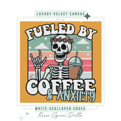 Coffee & Anxiety | Unwell Diamond Painting