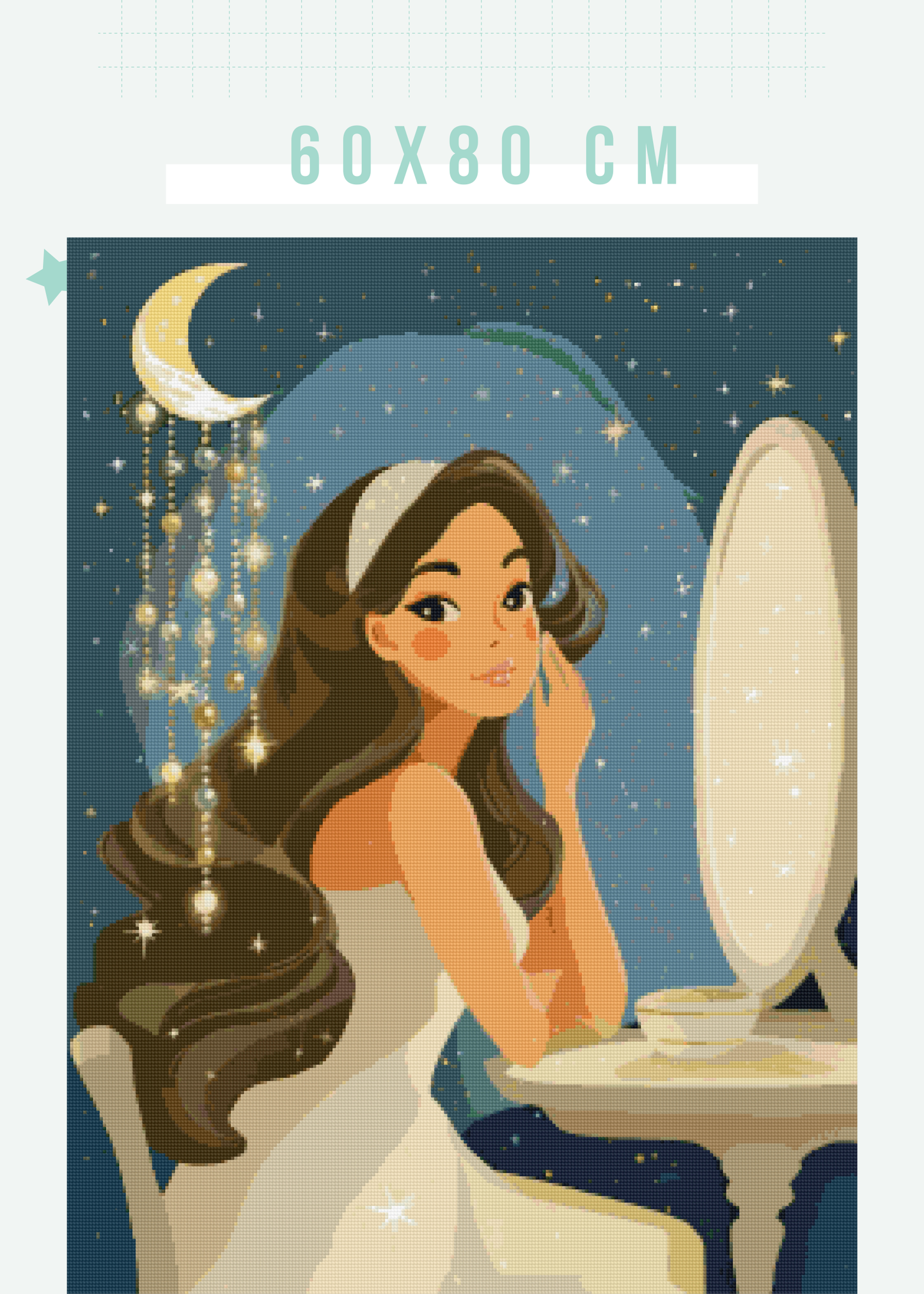 Lunar Healing Ritual | Portrait Diamond Painting